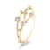 18K Gold Diamond Virgo Zodiac Constellation Ring .13ctw