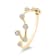 14K Gold Diamond Aquarius Zodiac Ring 0.16ctw