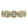 1.10 cttw Alexandrite Band Ring, 14k Gold plated on Sterling Silver