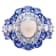 3.70 cttw Ethiopian Opal Gemstone Cocktail Ring, Sterling Silver