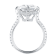 23.14 cttw Emerald-Cut Cubic Zirconia Solitaire Engagement Ring,
Sterling Silver
