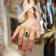3.36 cttw Simulated Sapphire Cubic Zirconia Halo Engagement Ring,
Sterling Silver