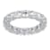 5.57 cttw Round-Cut Cubic Zirconia Eternity Wedding Band Ring, Sterling Silver