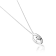 Turtle Small Sterling Silver Pendant with 17.5 Inch Chain