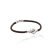 TANE Orbit Sterling Silver & Leather Bracelet