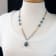 Classic Collection Necklace with Keshi Pearls and Aquamarine beads in
22kt & 18kt gold