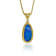 Classic Collection Pendant in 22kt & 18kt gold set with Boulder Opal
and Diamond