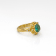 Classic Collection Ring in 22kt & 18kt gold set with Tourmaline and Diamonds