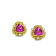 Classic Collection Earrings in 22kt & 18kt gold with Pink
Tourmalines and Diamonds