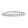 1.00 Carat X-Link Diamond Tennis Bracelet in Sterling Silver - 7.5"
