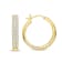 1.00 Carat Diamond Hoop Earrings in 10K Yellow Gold