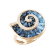BELLARRI 14kt Rose Gold Swiss Blue and London Blue Topaz Ring from The
Cove Collection
