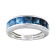 BELLARRI 14kt White Gold Swiss Blue and London Blue Topaz Ring from the
Eternal Love Collection
