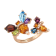 BELLARRI 14kt Rose Gold Multi Color Gemstone Ring from the Queen Bee Collection