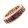 BELLARRI 14kt Rose Gold Rhodolite Ring from the Eternal Love Collection