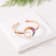 BELLARRI 14kt Rose Gold Multi Color Gemstone Bangle from the Malibu  –
Wave Collection