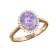 BELLARRI 14kt Rose Gold Kunzite Ring from the Forever Young Collection.