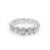 Stephen Dweck White Keshi Pearl Medium Open and Close Bangle in Sterling
Silver, 106.40Ctw
