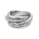Stephen Dweck Sterling Silver Engraved Trio Band