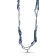 Stephen Dweck Pearl Blue Iolite and Labradorite Necklace in Sterling
Silver - 72 Inches