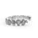 Stephen Dweck White Keshi Pearl Medium Open and Close Bangle in Sterling
Silver, 106.40Ctw
