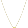 18K Yellow Gold Plated Sterling Silver Cubic Zirconia Baguette Cut
Pendant Necklace, 18"