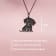Sterling Silver Black Labrador Pendant with Chain