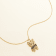 18K Two-tone Gold Over Sterling Silver Yorkshire Terrier Puppy Pendant
with Chain
