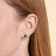 18k Yellow Gold Over Sterling Silver Nephrite Jade 6mm Bead Stud Earrings