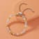 SILVER G MIXED BEADS BOLO BRACELET