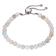 SILVER G MIXED BEADS BOLO BRACELET