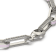 Pink Enamel PaperclipBracelet In Sterling Silver 1.6ctw