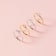 0.30Ct Petite Kite Cushion Shaped Ring with Baguettes on side Lab Grown
Diamond in 14K gold
