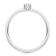0.25Ct Petite ring with Cushion Lab Grown Diamond in 14K gold