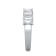 1.00 Ct Emerald Cut seven stone Lab-Grown Diamond band in Emerald Cut
set vertical in 14K White Gold