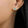10 Karat White Gold Aquamarine Stud Earrings For Women