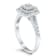 0.53Ct Cluster Fashion Ring Lab Grown Diamond in 10K gold