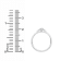 0.30Ct Petite Oval Shaped Ring with Baguettes on side Lab Grown Diamond
in 14K gold