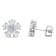 1.50Cttw Marquise Shaped Lab-Grown Diamond Earrings in 14K White Gold
(E-F, VS-SI, 1.50Cttw)