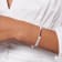 Red Enamel Bangle Bracelet in Sterling Silver 2.24ctw