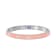 Pink Enamel Bangle Bracelet in 14k Gold Over Sterling Silver 0.6ctw