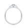 0.30Ct Petite Kite Cushion Ring with Baguettes on side Lab Grown Diamond
in 14K gold