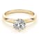 0.50Ct Round Plain Solitaire Ring Lab Grown Diamond in 14K gold