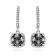 Cushion Cut Black Diamond & Round White Diamond Huggie Hoop Earrings
In 14k Yellow Gold - 3 Cttw