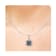 Black Diamond Round White Diamond Halo Pendant With Chain In 14k White
3.81ctw Cushion Shape