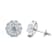 0.5 Cts Round Shaped Lab-Grown Halo Diamond Earrings in 14K White Gold
(G-H, VS-SI, 0.5 Cttw)