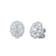 0.50 Cts Oval Shaped Lab-Grown Halo Diamond Earrings in 14K White Gold
(G-H, VS-SI, 0.50 Cttw)