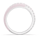 Pink Enamel and Lab Diamond Wrap Ring In Sterling Silver