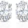 1.00 Cts Oval Shape Lab-Grown Diamond Earring Studs in 14K White Gold