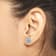0.5 Cts Round Shaped Lab-Grown Halo Diamond Earrings in 14K White Gold
(G-H, VS-SI, 0.5 Cttw)